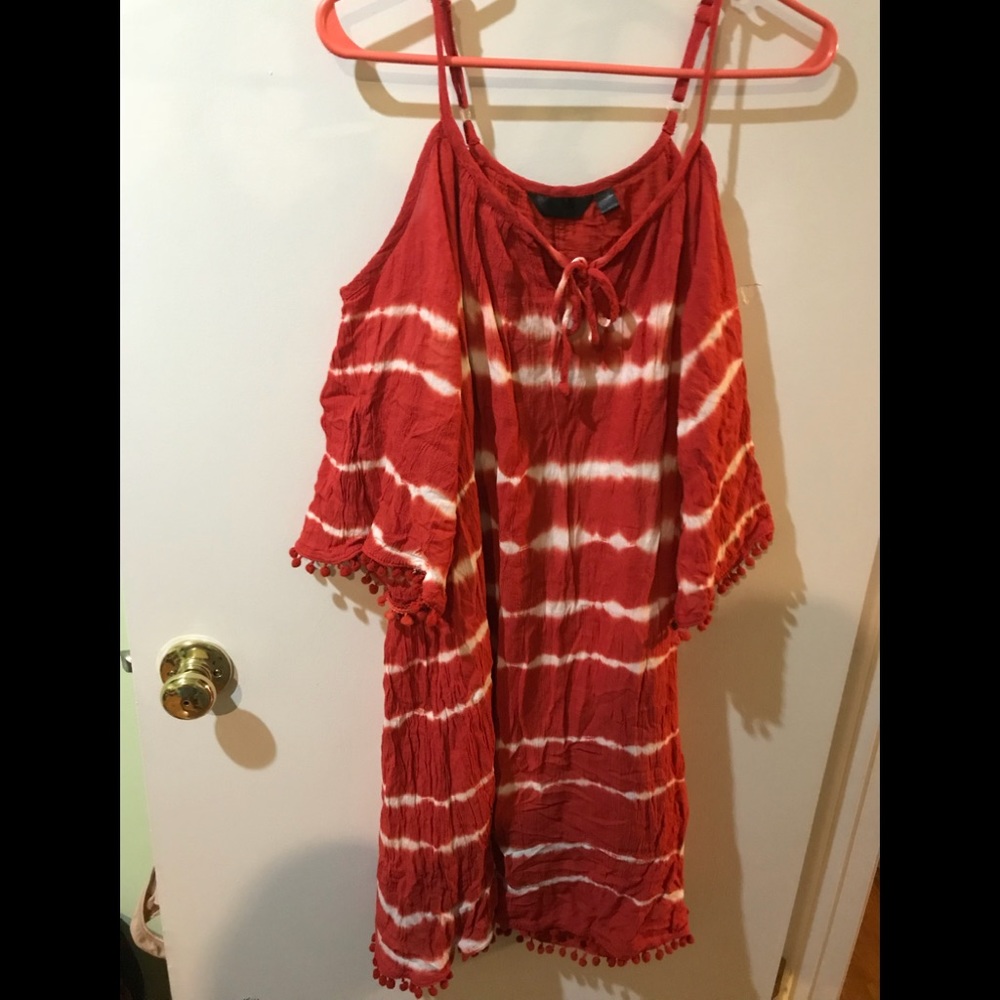 Cold shoulder dress